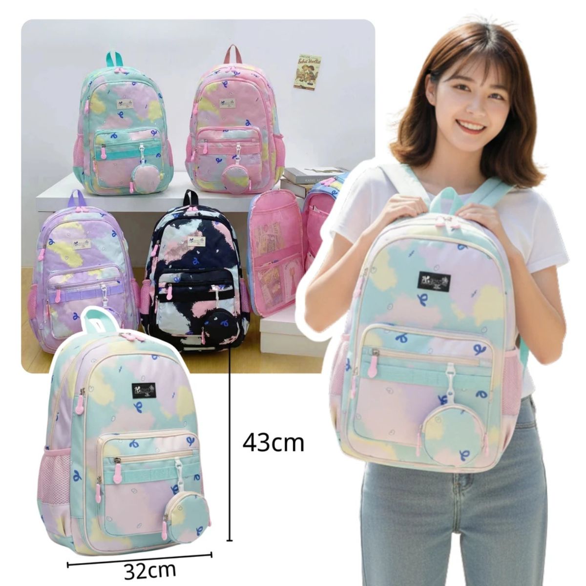 Mochila Aesthetic Tie-Dye