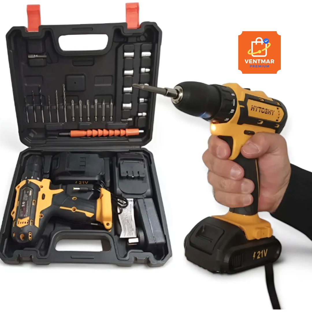 Taladro Inalámbrico Doble Bateria