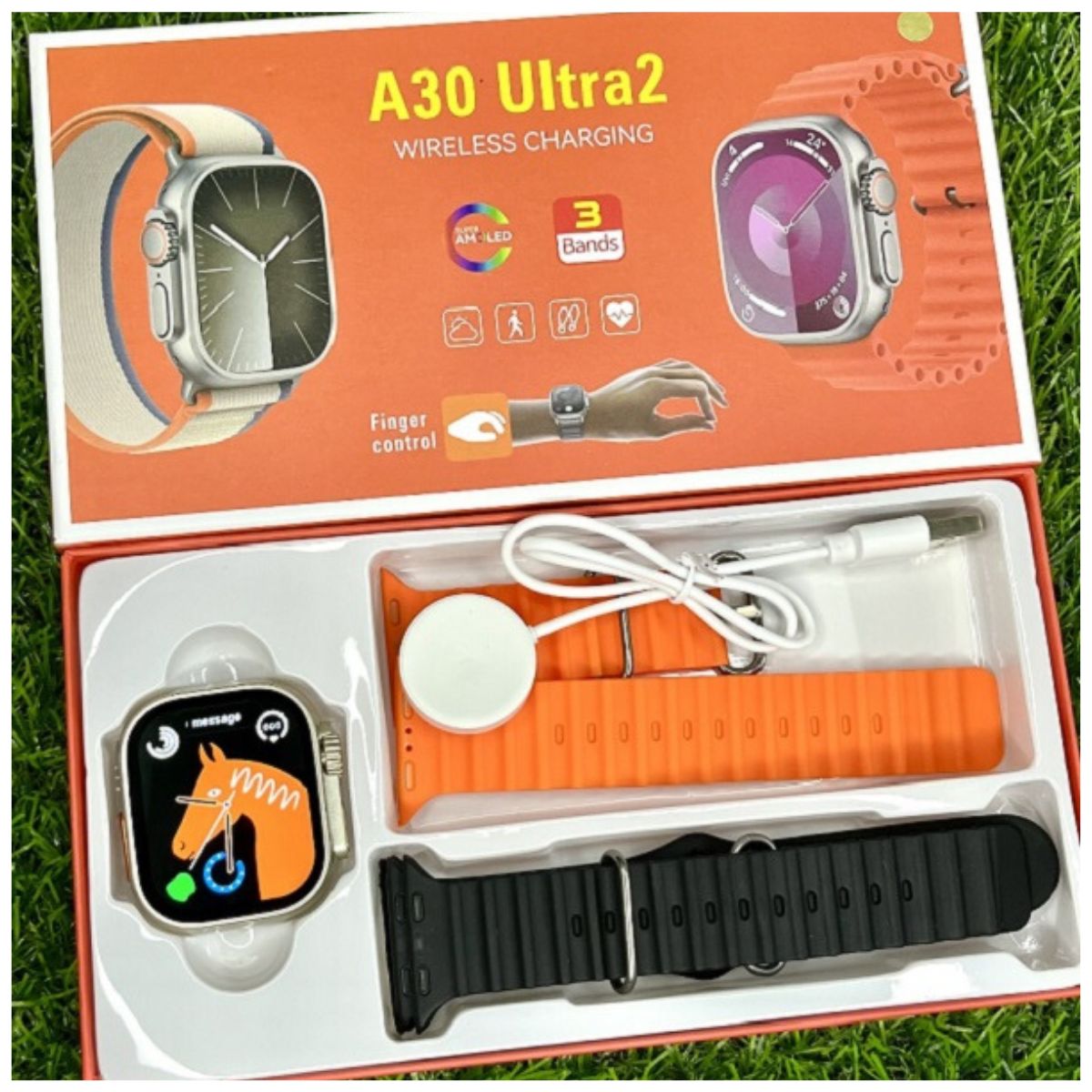 Reloj Smartwatch A30 + 3 Mallas