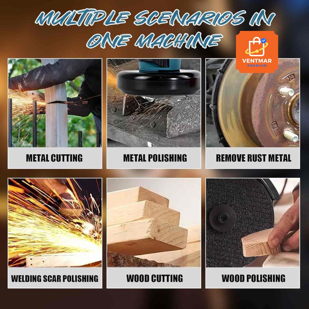 Mini Amoladora Inalámbrica 71mm 2 Bateri