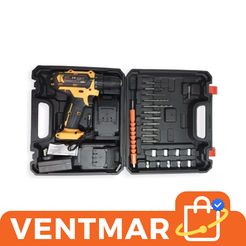 Taladro Inalámbrico Doble Bateria